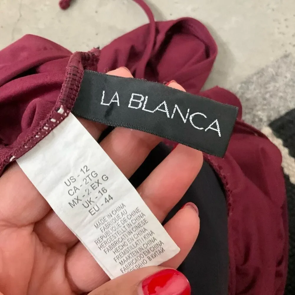 La Blanca Scallop Onepiece Swimsuit